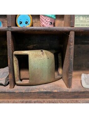 Small vintage brass buckle